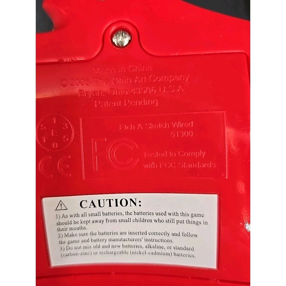ETCH A SKETCH WIRED Plug n Play TV Video Game System Ohio Art 2005 Tested RCA
